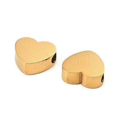 Valentine's Day 304 Stainless Steel Beads SA-E001-02G-03-1