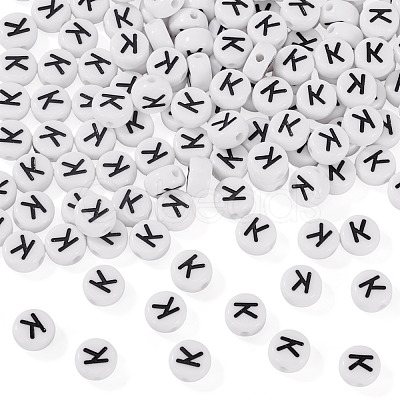 500Pcs Acrylic Beads SACR-TA0001-55K-1