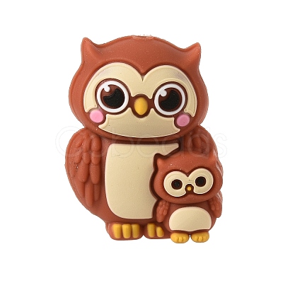 Mother's Day Silicone Beads SIL-D014-02F-1