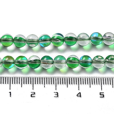 Synthetic Moonstone Beads Strands G-P528-J01-14-1