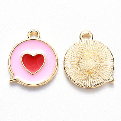 Alloy Enamel Pendants ENAM-S121-120C-1