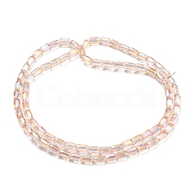 Transparent Glass Beads Strands EGLA-P052-03B-01-1