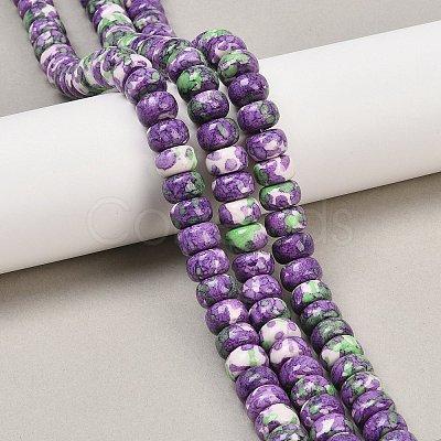 Dyed Synthetic Riverstone Beads Strands G-Z105-C01-01B-1