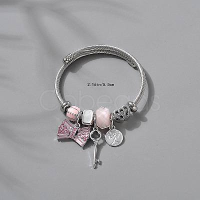 Adjustable Stainless Steel European Bangles FS-WGE9400-09-1