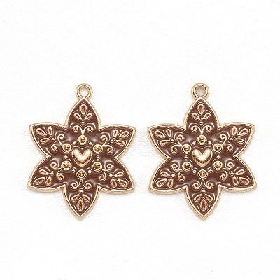 Alloy Enamel Pendants X-ENAM-E569-15-1