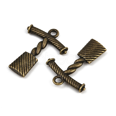 Tibetan Style Alloy Pendants TIBE-B003-16AB-1