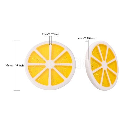 Resin Pendants RESI-R337-5-1