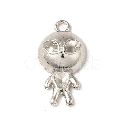 Alloy Alien Pendants FIND-A038-13P-1