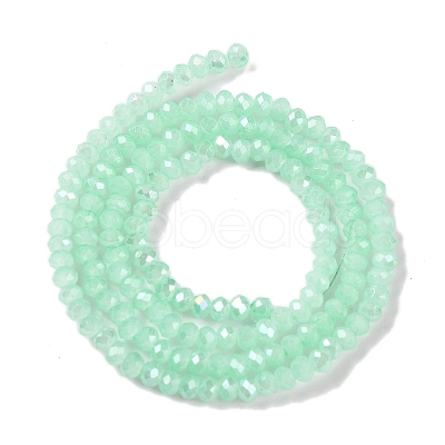 Baking Electroplate Glass Beads Strands DGLA-A039-J4mm-B07-1
