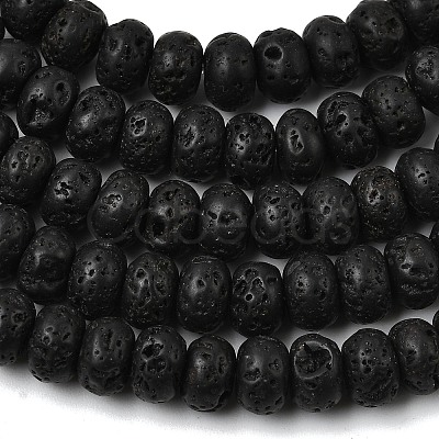 Natural Lava Rock Beads Strands G-A280-A18-01-1