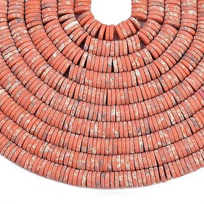 Dyed Synthetic Imperial Jasper Beads Strands G-A272-C06-03-1