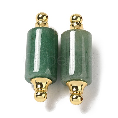 Natural Mixed Stone Connector Charms G-Z039-01G-1