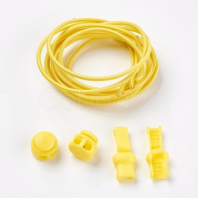 DIY Elastic Lock Shoelace AJEW-WH0057-05K-1