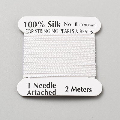 Pure Silk Cord LS-OCOR-WH20019-02B-1