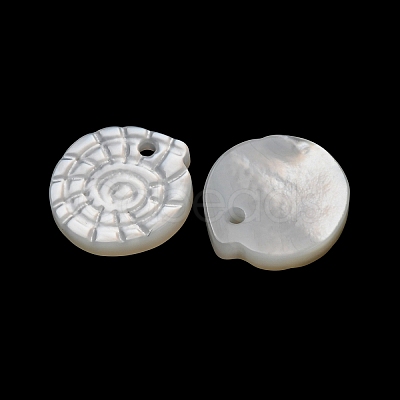 Natural White Shell Pendants SH-CBA2978-24-1