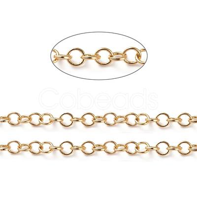 Soldered Brass Rolo Chains CHC-G005-07G-1