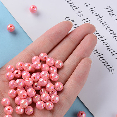 Opaque Acrylic Beads MACR-S370-D8mm-A04-1