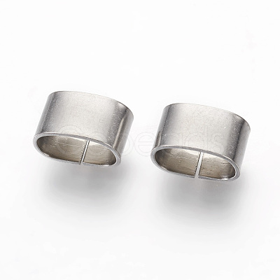 Tarnish Resistant 201 Stainless Steel Slide Charms STAS-G187-29P-C-1