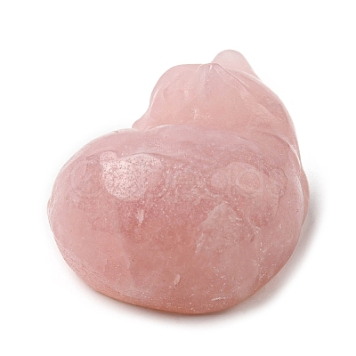 Natural Rose Quartz Display Decorations DJEW-PW0009-009D-1