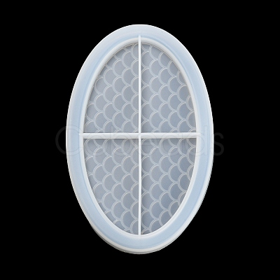 Oval DIY Silicone Jewelry Plate Molds LS-SIMO-P003-01A-1