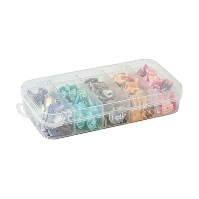 125G 5 Colors Natural Shell Bead Strands BSHE-FS0001-06A-1