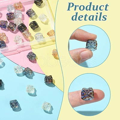 35Pcs 7 Styles Electroplate Glass Beads Sets GLAA-YW0003-97-1