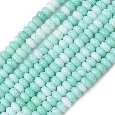 Ombre Effect Dyed Glass Beads Strands X-GLAA-C043-01J-1