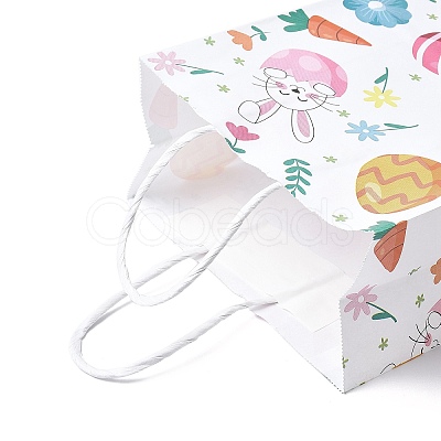 Easter Rectangle Kraft Paper Handbags CARB-U002-01A-1
