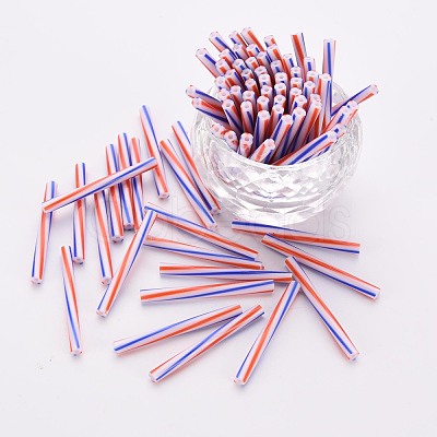 Glass Bugle Beads SEED-S051-A-001-1