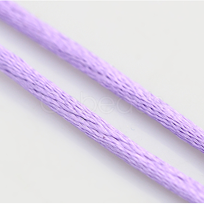 Round Nylon Satin Rattail Cord X-NWIR-O001-A-12-1
