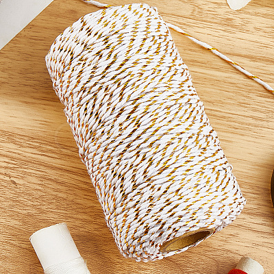 2 Rolls Macrame 2-Ply Cotton Braided Thread MAKN-CY0001-01A-1