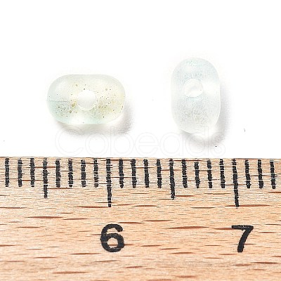 Gradient Color Transparent Frosted Acrylic Beads OACR-M023-06B-1