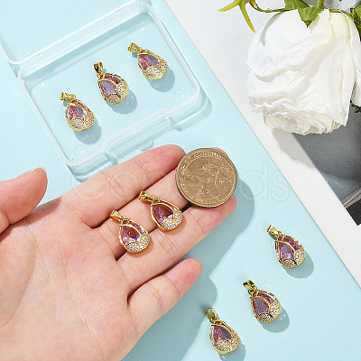 8Pcs Glass Pendants KK-BBC0020-79-1