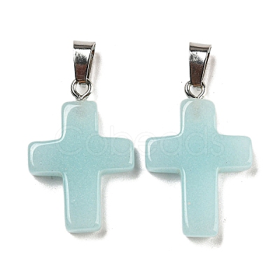 Synthetic Luminous Stone Dyed Pendants G-H308-06P-09-1