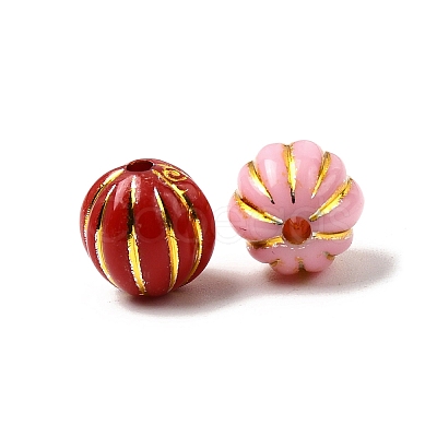Opaque Acrylic Beads OACR-A044-02B-1