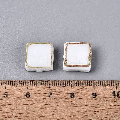 Handmade Gold Sand Lampwork Beads LAMP-N041-01K-1