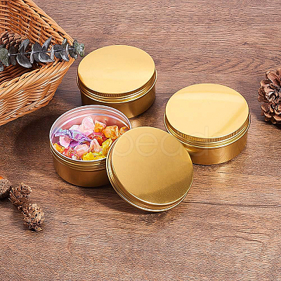 Round Aluminium Tin Cans CON-BC0005-15G-1