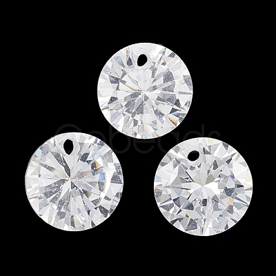 Cubic Zirconia Charms ZIRC-N033-B-09-1