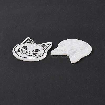 Opaque Acrylic Pendants SACR-G023-B02-1
