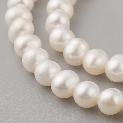 Natural Cultured Freshwater Pearl Beads Strands PEAR-G007-32-1