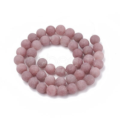 Natural Purple Aventurine Beads Strands G-T106-281-1