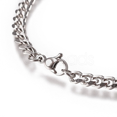 Tarnish Resistant Men's Curb Chain X-BJEW-E369-14B-1
