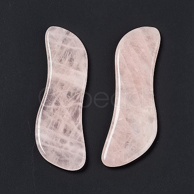 Natural Rose Quartz Gua Sha Boards G-C001-01-1