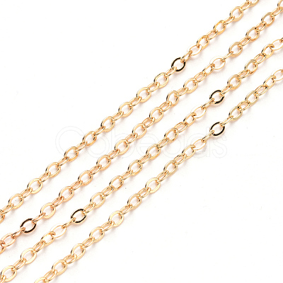 Brass Cable Chains CHC-T008-06A-KC-1