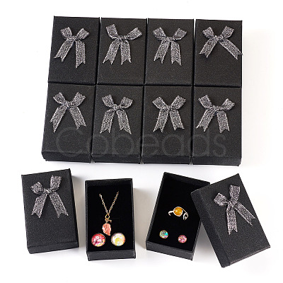 Cardboard Glitter Powder Jewelry Set Packaging Boxes CON-TAC0008-08F-1