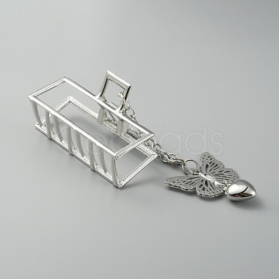 Rectangle Alloy Claw Hair Clips PHAR-WH0006-20-1