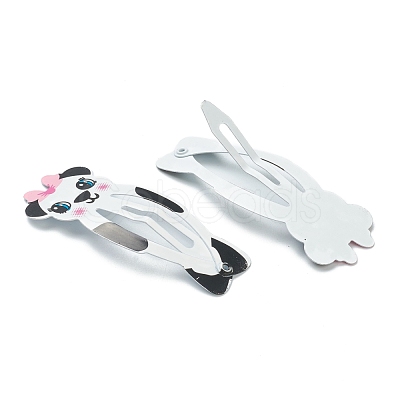 Cute Spray Painted Iron Snap Hair Clips PHAR-L006-A05-1