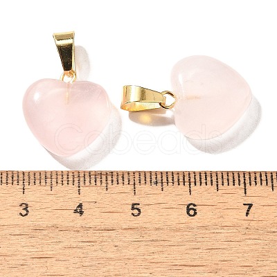 Natural Rose Quartz Pendants G-I311-A13-G-1