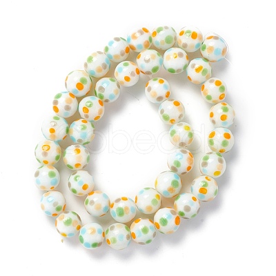 Handmade Lampwork Beads Strands LAMP-D015-11A-1