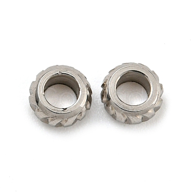 Non-Tarnish 304 Stainless Steel Beads STAS-P355-02P-1
